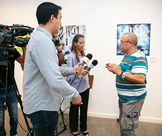 Revue de presse de l'exposition « Mon interprétation » de Salman Ezzammoury
